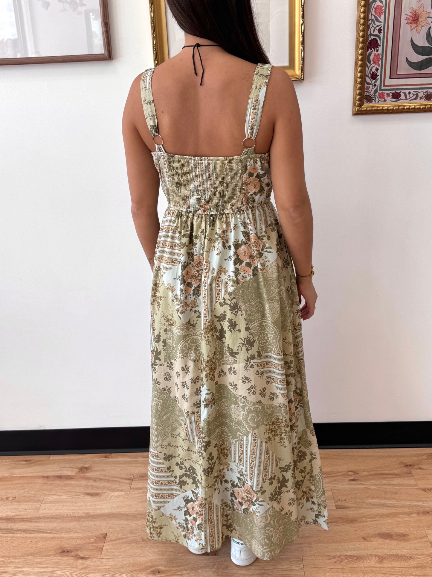 Olive Garden Patchwork Dress
