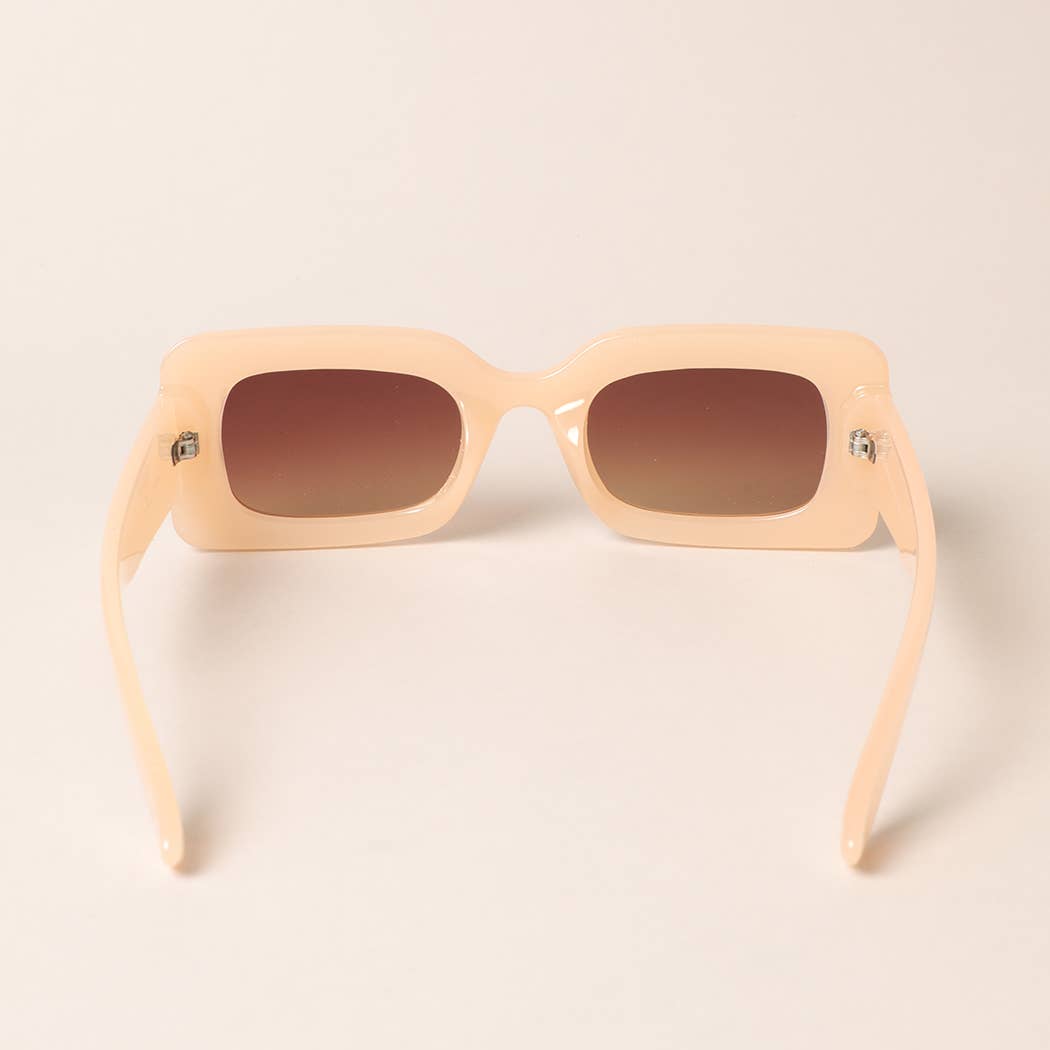 Bold Moves Rectangular Sunglasses Sunglasses