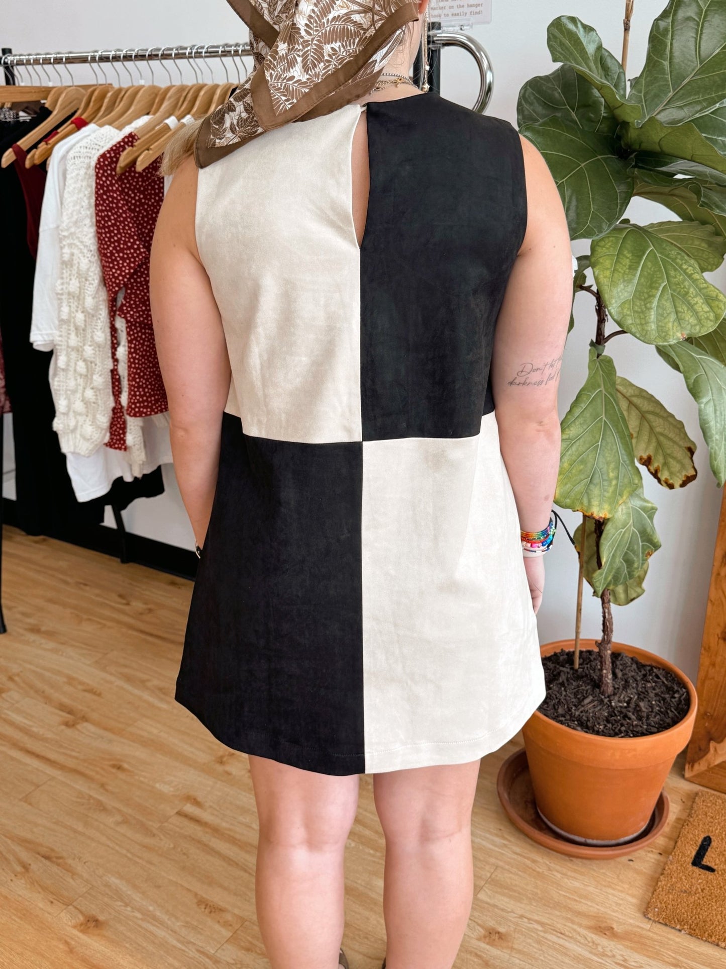 Checkmate Mod Mini Dress Dress