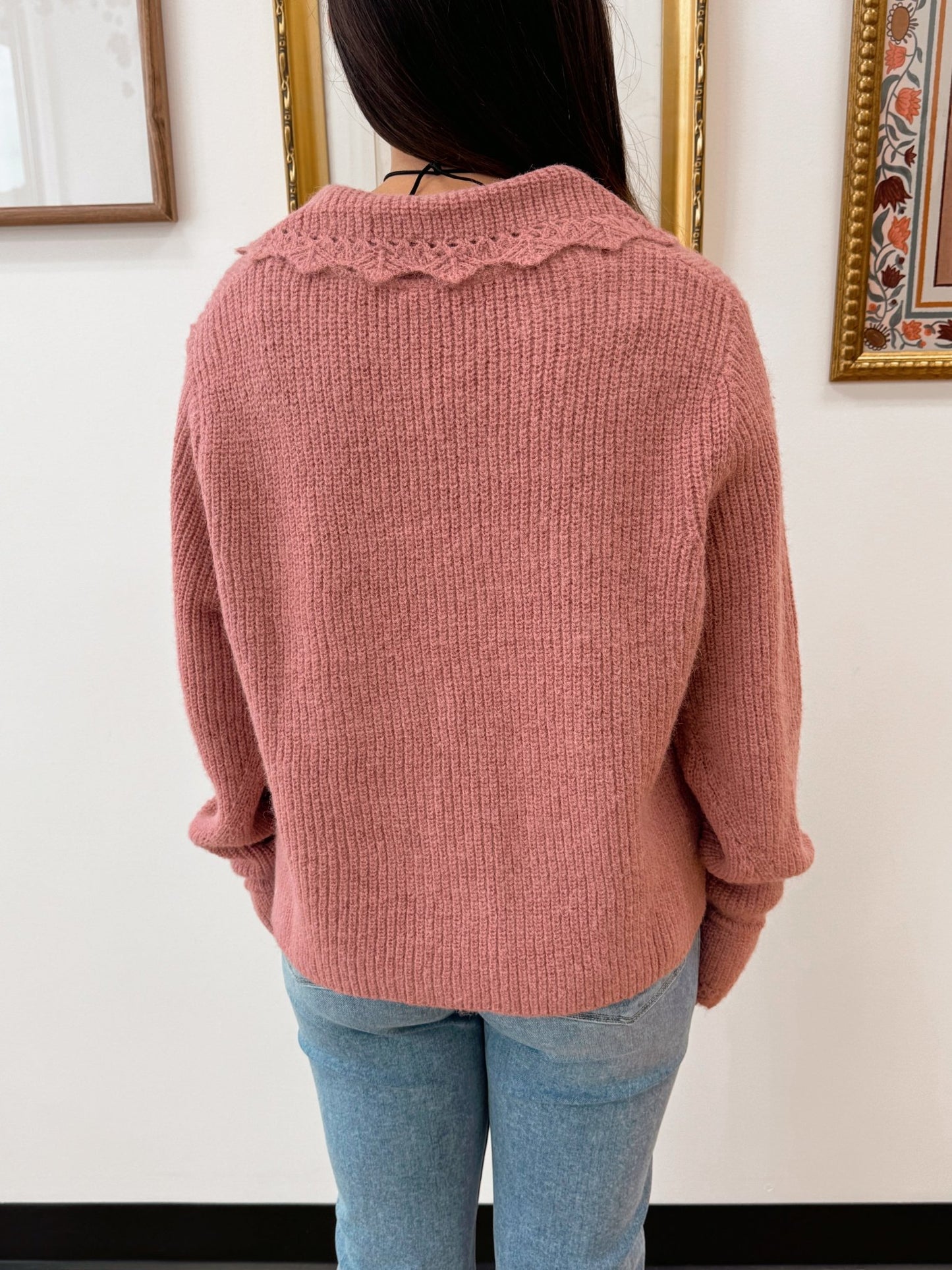 Heart Button Down Cardigan Shirts & Tops