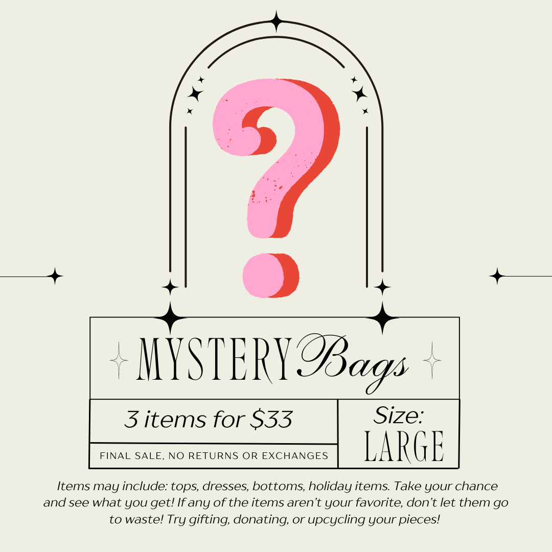 3 for $33 Mystery Bags Large