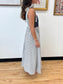 Navy Mixed Patterned Midi Dress Dress