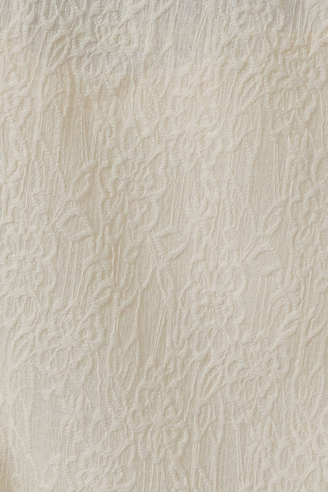 Boat Neck Ivory Lace Top Shirts & Tops