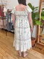 Plus Floral Sweetheart Dress Dress