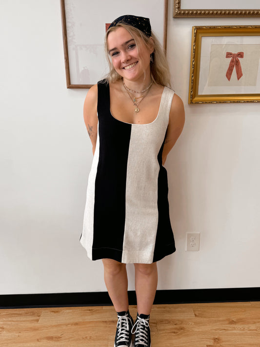 Stripe Mini Dress Dress