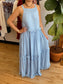 Smocked Tiered Halter Dress Dress