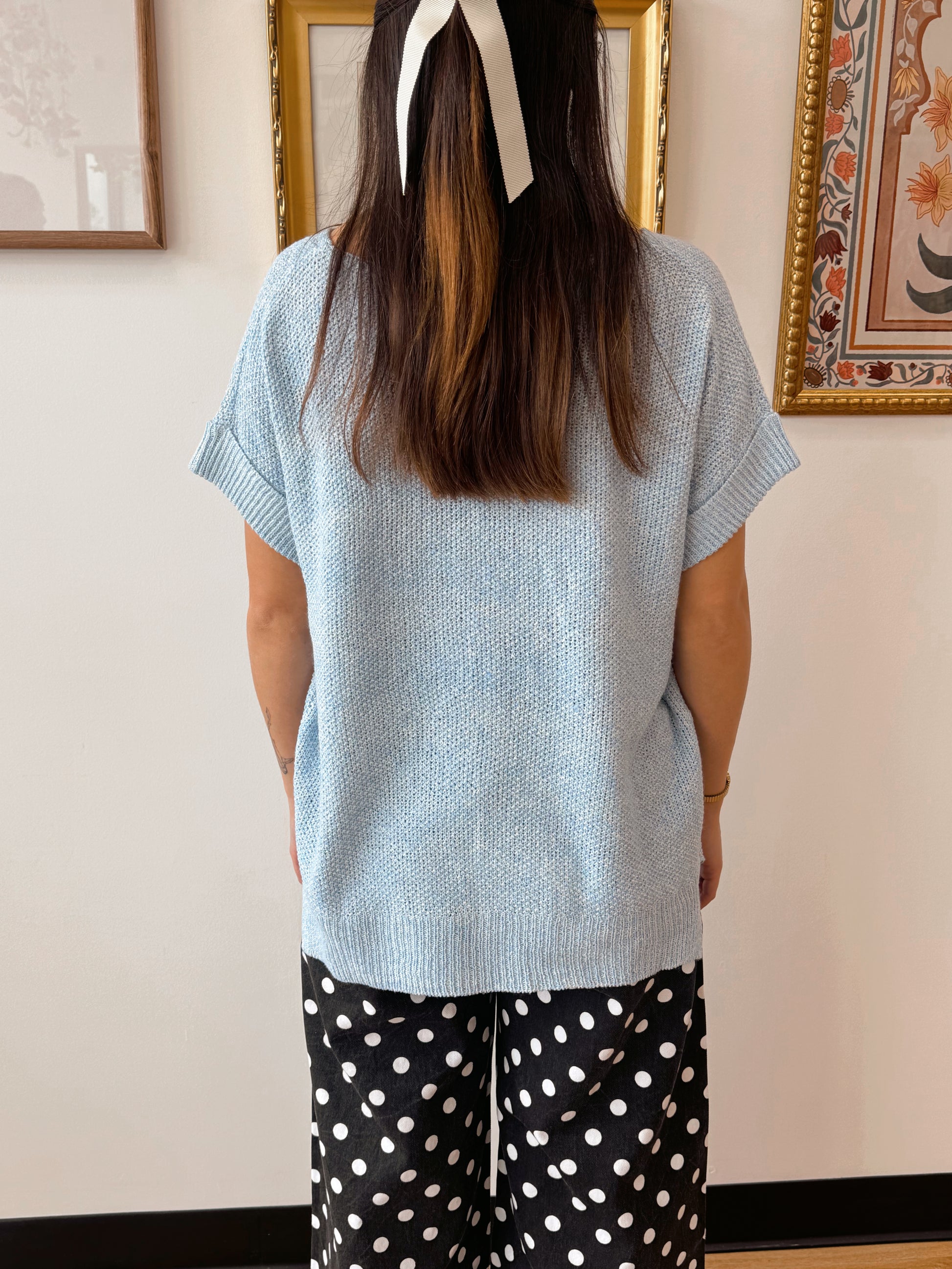 Lightweight Easy Knit Pullover Shirts & Tops