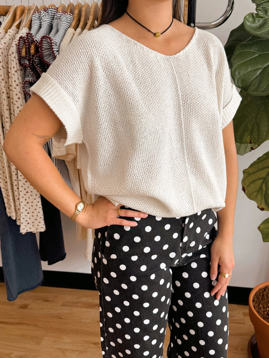 Lightweight Easy Knit Pullover Shirts & Tops