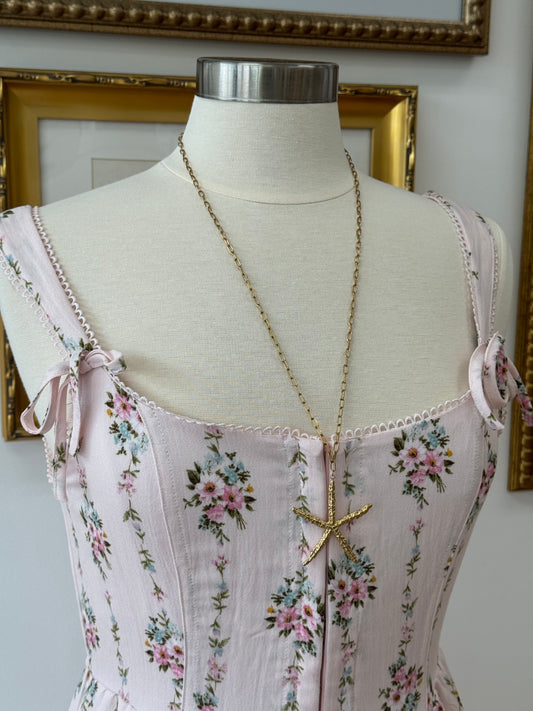 Golden Shore Starfish Necklace Necklaces
