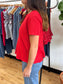Fit & Flare Button Up Top Shirts & Tops