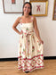 Pink Floral Trellis Dress Dress