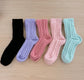 Plush Cable Knit Socks Socks