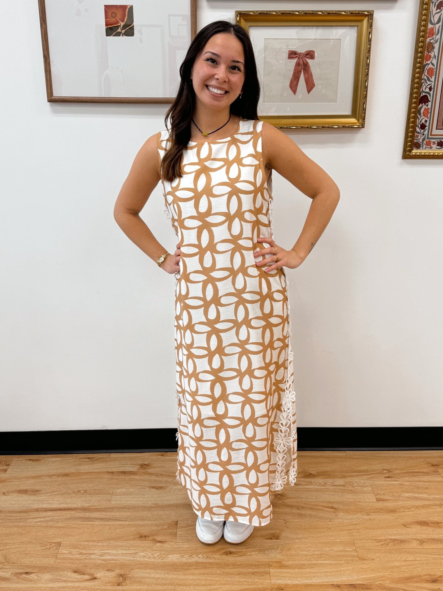 breezy midi dress Rina The Easy-Breezy Cotton Midi