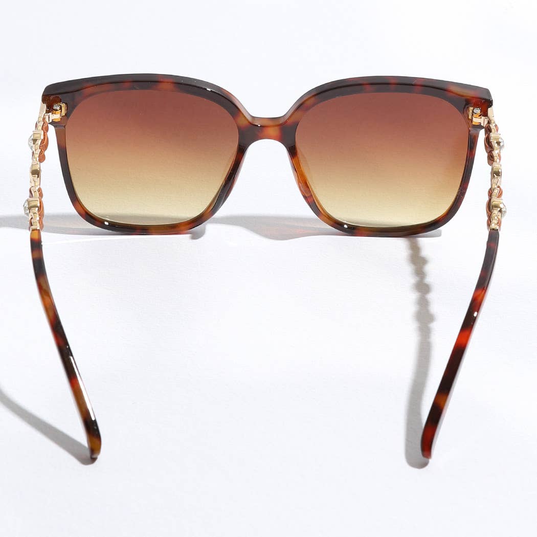 Chain-Link Arm Sunglasses Sunglasses