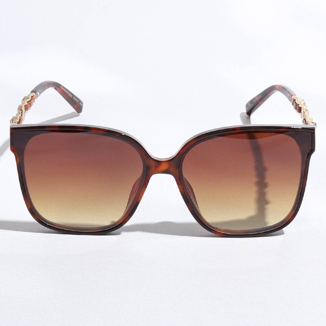 Chain-Link Arm Sunglasses Sunglasses