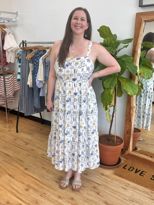 Coastal Garden Plus Dress - Authenticity