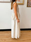 Eyelet Cream Skirt Skirt