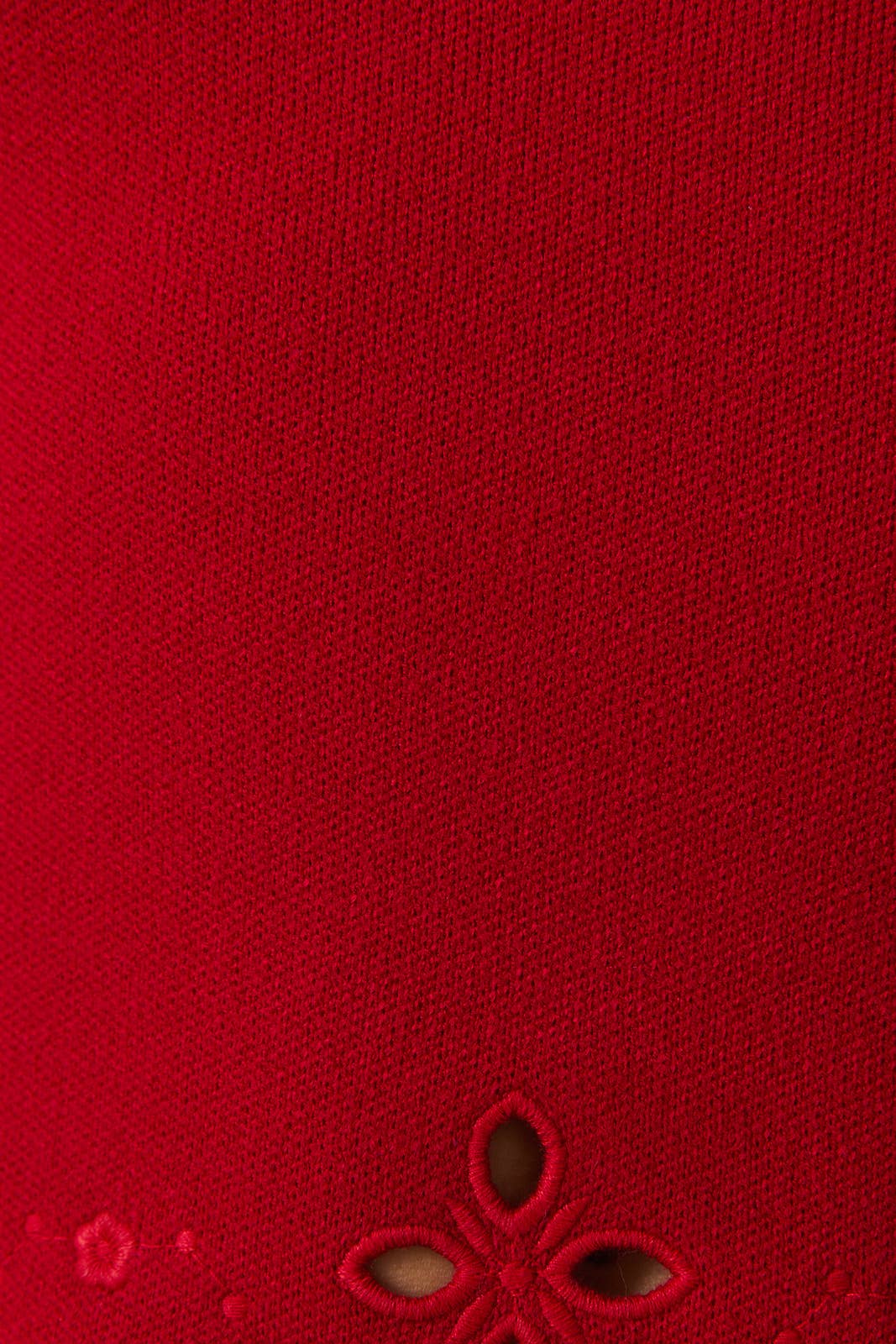 Eyelet Square Neck Tank Top Shirts & Tops