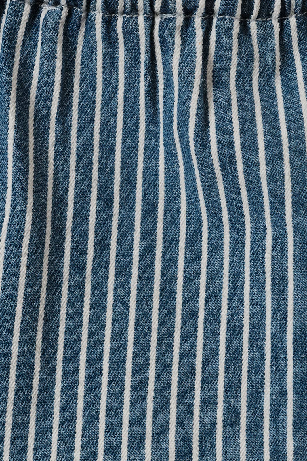 Denim Striped Halter Top Shirts & Tops