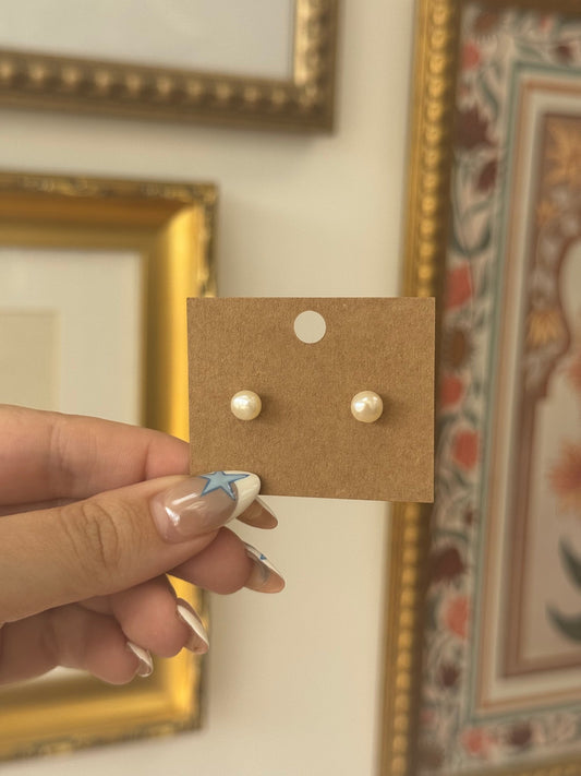 Freshwater Pearl Stud Earrings Earrings