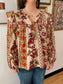 Garden Party Peasant Blouse Shirts & Tops