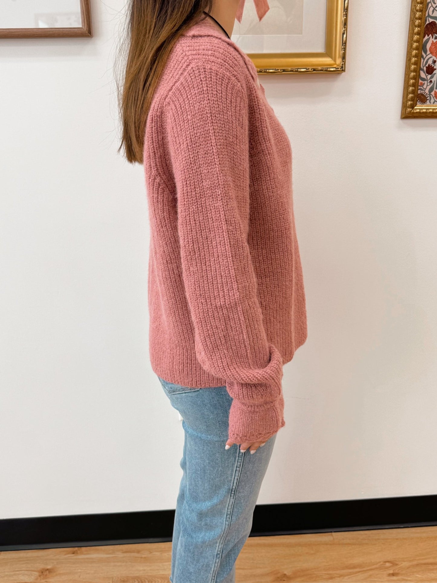 Heart Button Down Cardigan Shirts & Tops