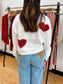 Heart Crew Neck Sweater Shirts & Tops