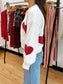 Heart Crew Neck Sweater Shirts & Tops