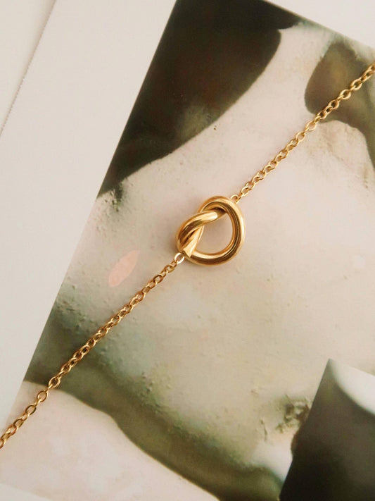 Heart Knot Non-Tarnish Necklace Default Title Necklaces