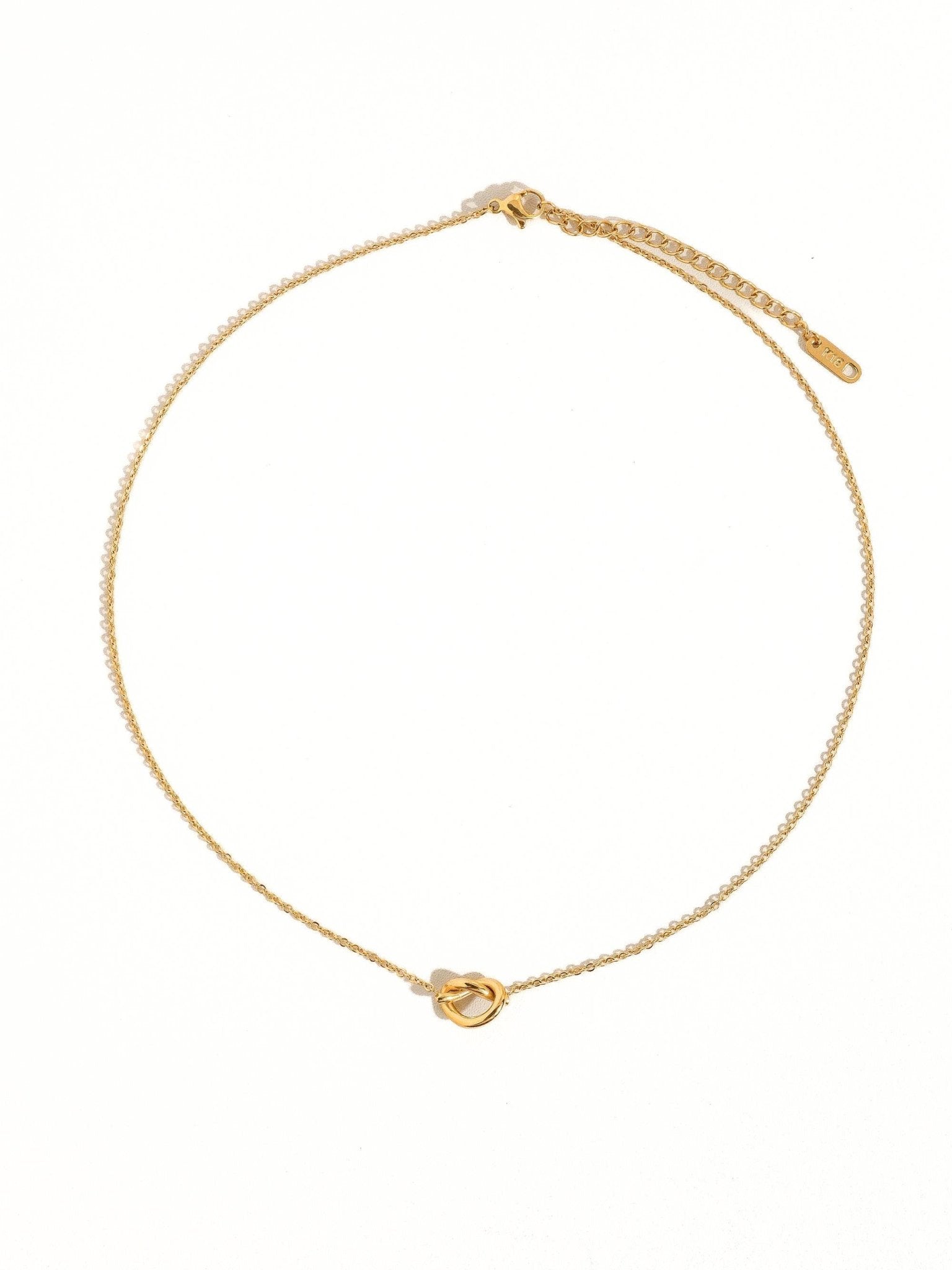 Heart Knot Non-Tarnish Necklace Necklaces
