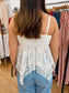 Lace Handkerchief Tank Top Shirts & Tops