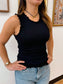 Lettuce Hem Tank Top Shirts & Tops