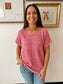 Lightweight Easy Knit Pullover Shirts & Tops