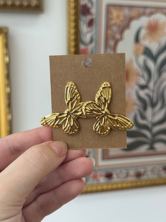 Monarch Flutter Butterfly Earrings Earrings