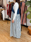 Navy Denim Overall Dress Dress