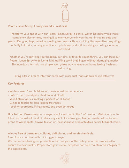Pink Cosmo Room + Linen Spray Room Spray