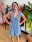Prairie Denim Charm Romper Romper
