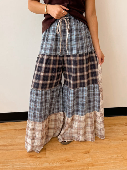 Relaxed Patchwork Pants Pants