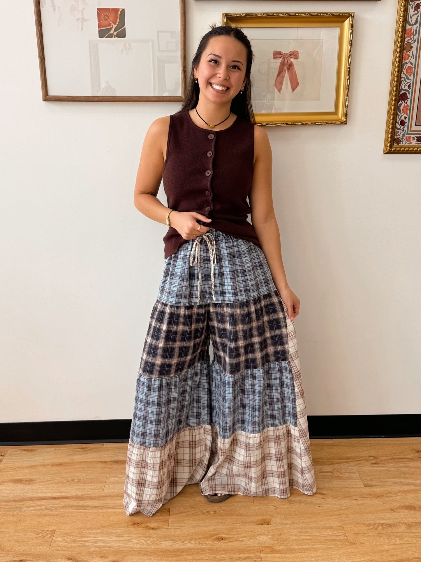 Relaxed Patchwork Pants Pants