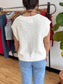 Textured Breezy Ivory Top Shirts & Tops