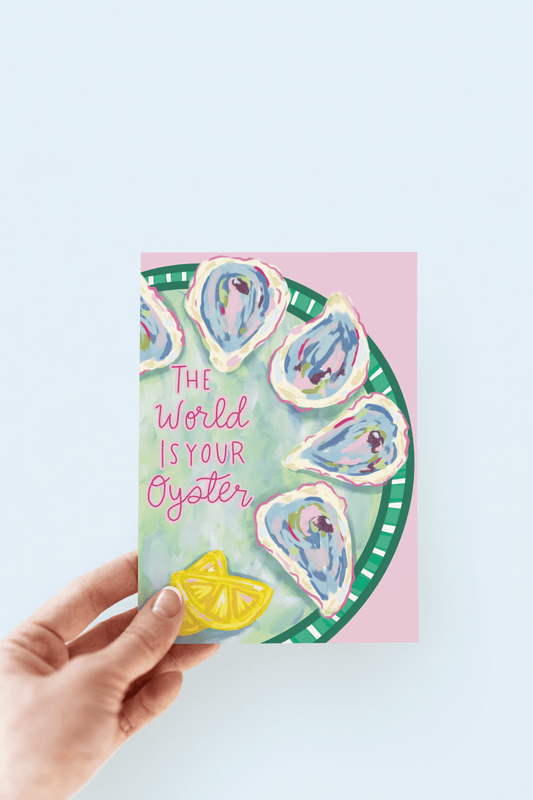 The World Is Your Oyster Card Card