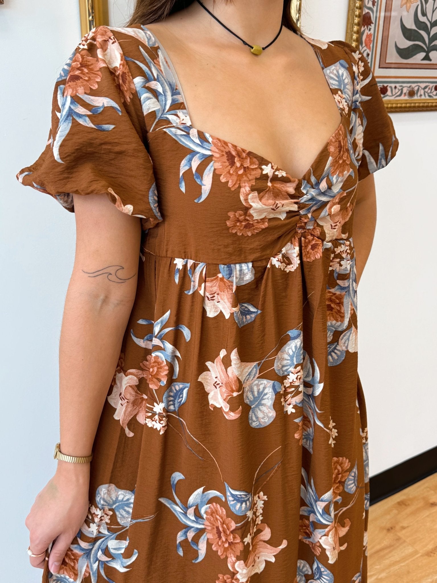 Vintage Floral Maxi Dress Small Vintage Floral Maxi Dress Small