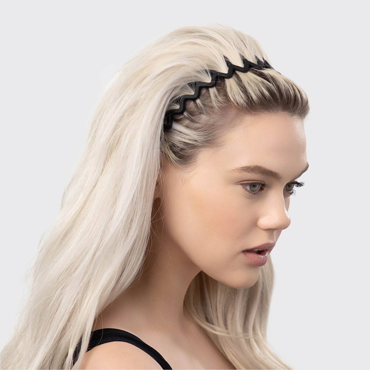 Zig Zag Headband 2pc - Black & Tort Hair Accessories