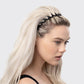Zig Zag Headband 2pc - Black & Tort Hair Accessories