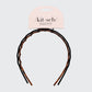 Zig Zag Headband 2pc - Black & Tort Hair Accessories